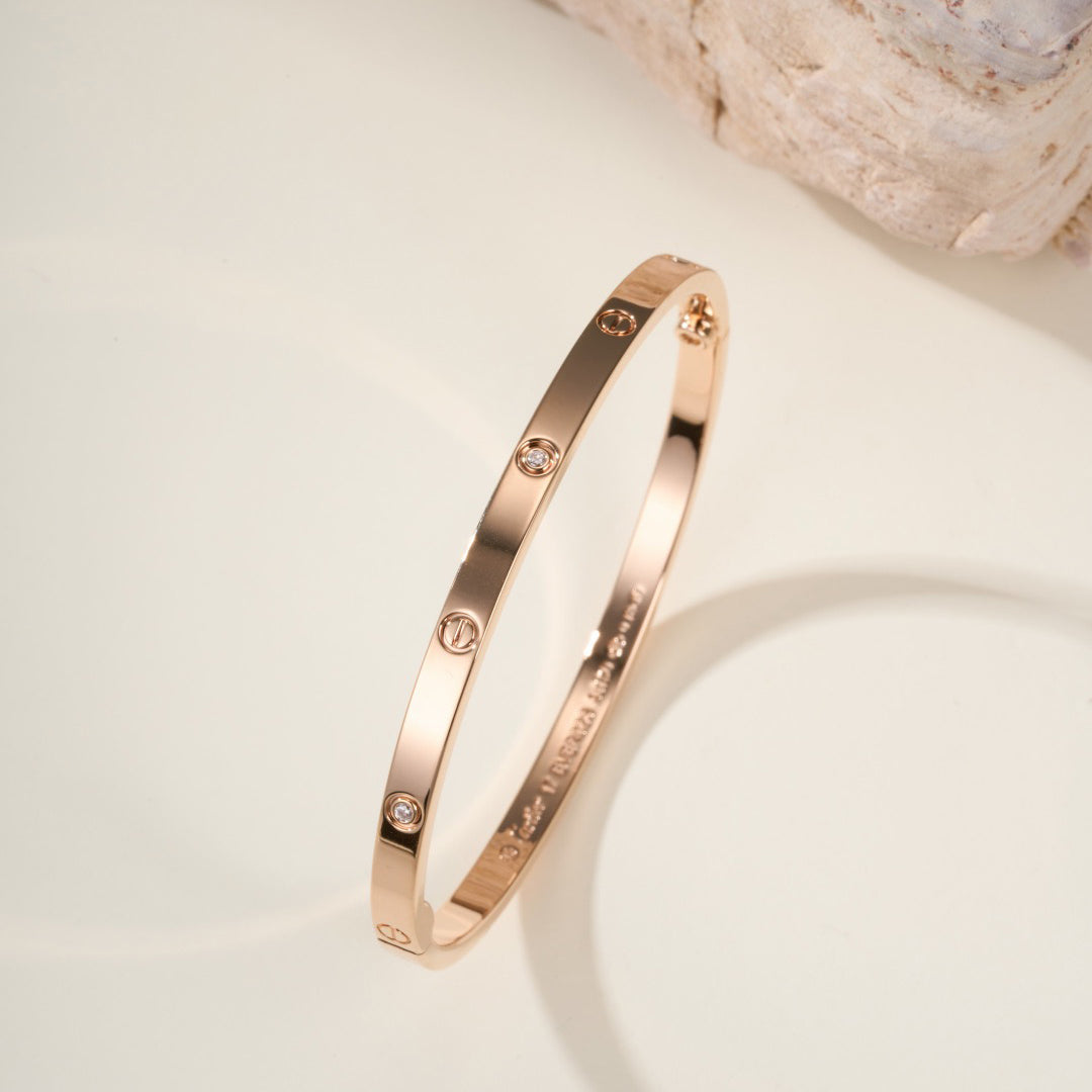 [Resenly Jewelry]LOVE BRACELET 3.65MM 6 DIAMONDS