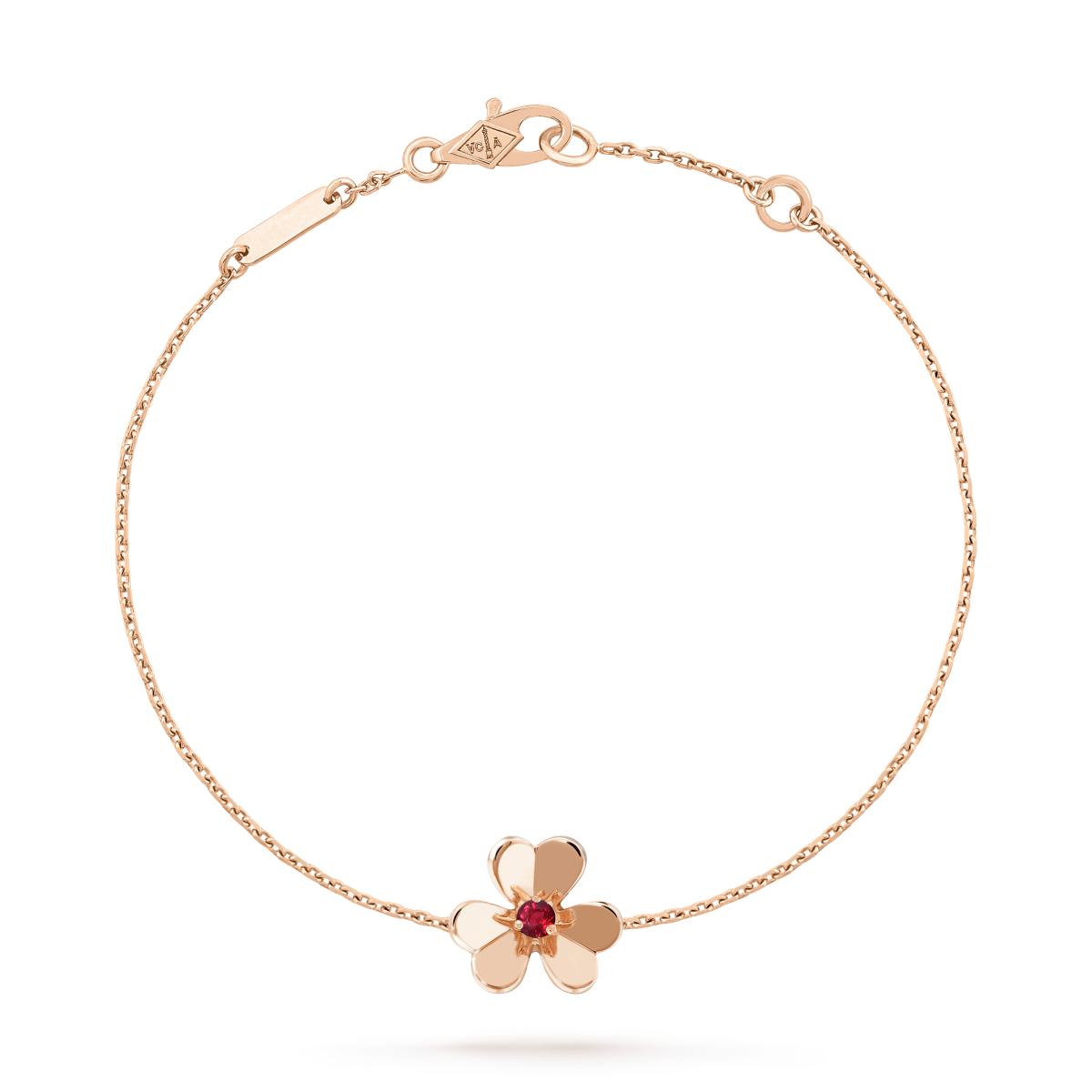 [Resenly Jewelry]FRIVOLE GOLD FLOWER PINK MALACHITE BRACELET
