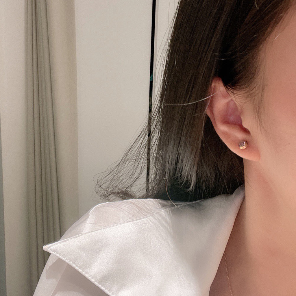 [Resenly Jewelry]DAMOUR PING DIAMOND EARRINGS