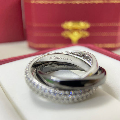 [Resenly Jewelry]TRINITY 3.2MM RING BLACK CERAMIC
