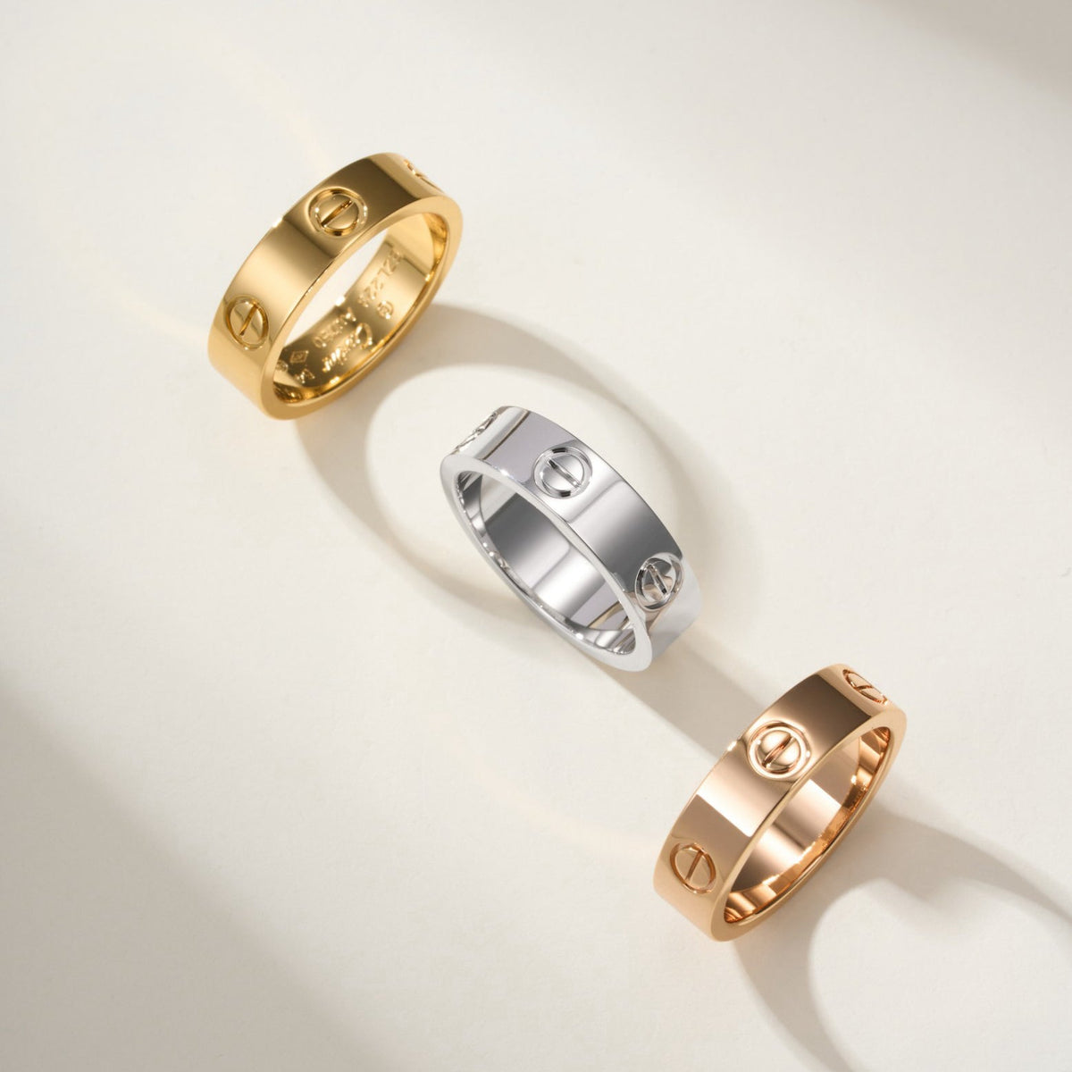 [Resenly Jewelry]LOVE RING 5.5MM NO DIAMOND