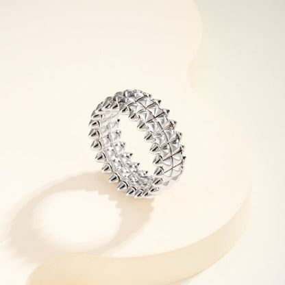 [Resenly Jewelry]CLASH 9.2MM DOUBLE ROW RING