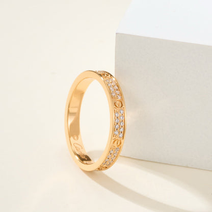 [Resenly Jewelry]LOVE RING 2.65MM DIAMOND