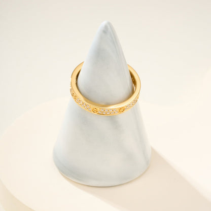 [Resenly Jewelry]LOVE RING 2.65MM DIAMOND