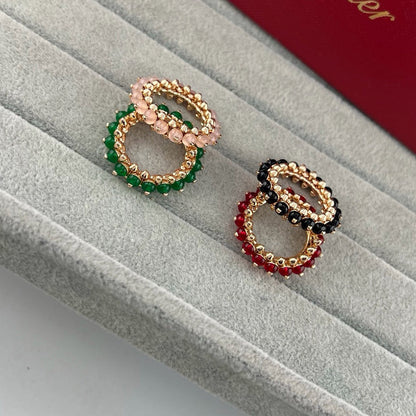 [Resenly Jewelry]CLASH 7.9MM AGATE CHALCEDONY RING