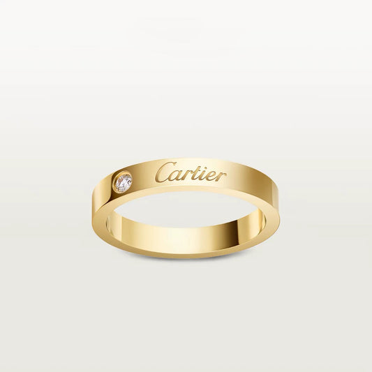 [Resenly Jewelry]LOVE リング 4MM 1ダイヤモンド