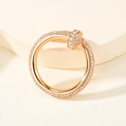 [Resenly Jewelry]JUSTE RING 2.6MM FULL DIAMOND
