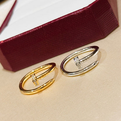 [Resenly Jewelry]JUSTE 1.8MM HALF DIAMOND RING