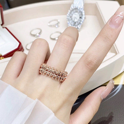 [Resenly Jewelry]CLASH 9.2MM DOUBLE ROW RING