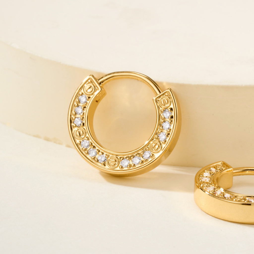 [Resenly Jewelry]LOVE DIAMOND EARRINGS