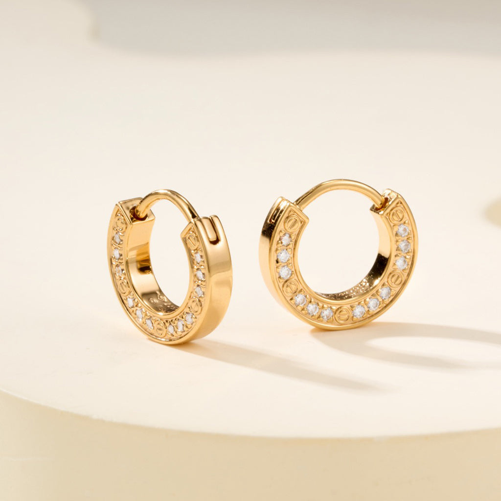 [Resenly Jewelry]LOVE DIAMOND EARRINGS