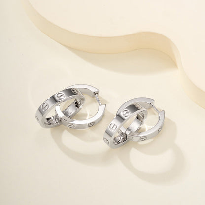 [Resenly Jewelry]LOVE 3.3MM ダングルピアス