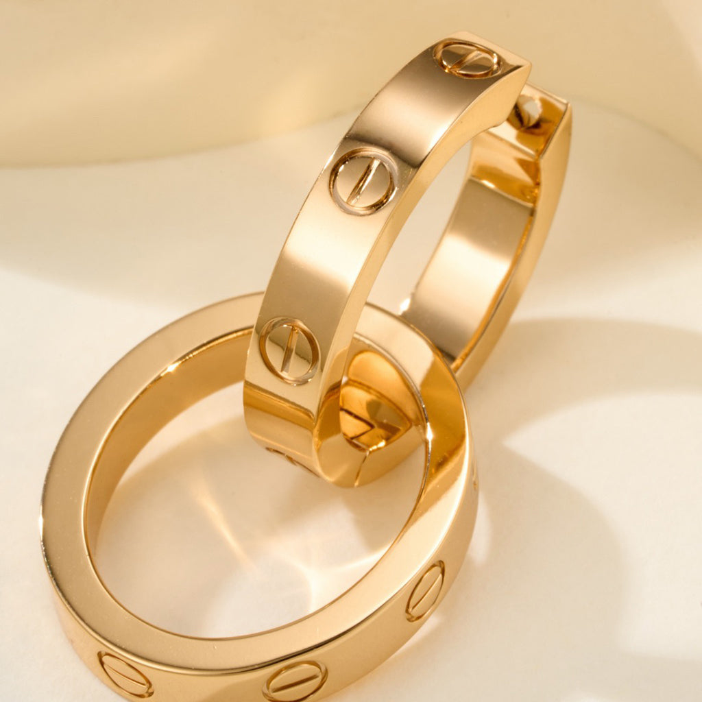 [Resenly Jewelry]LOVE 3.3MM ダングルピアス