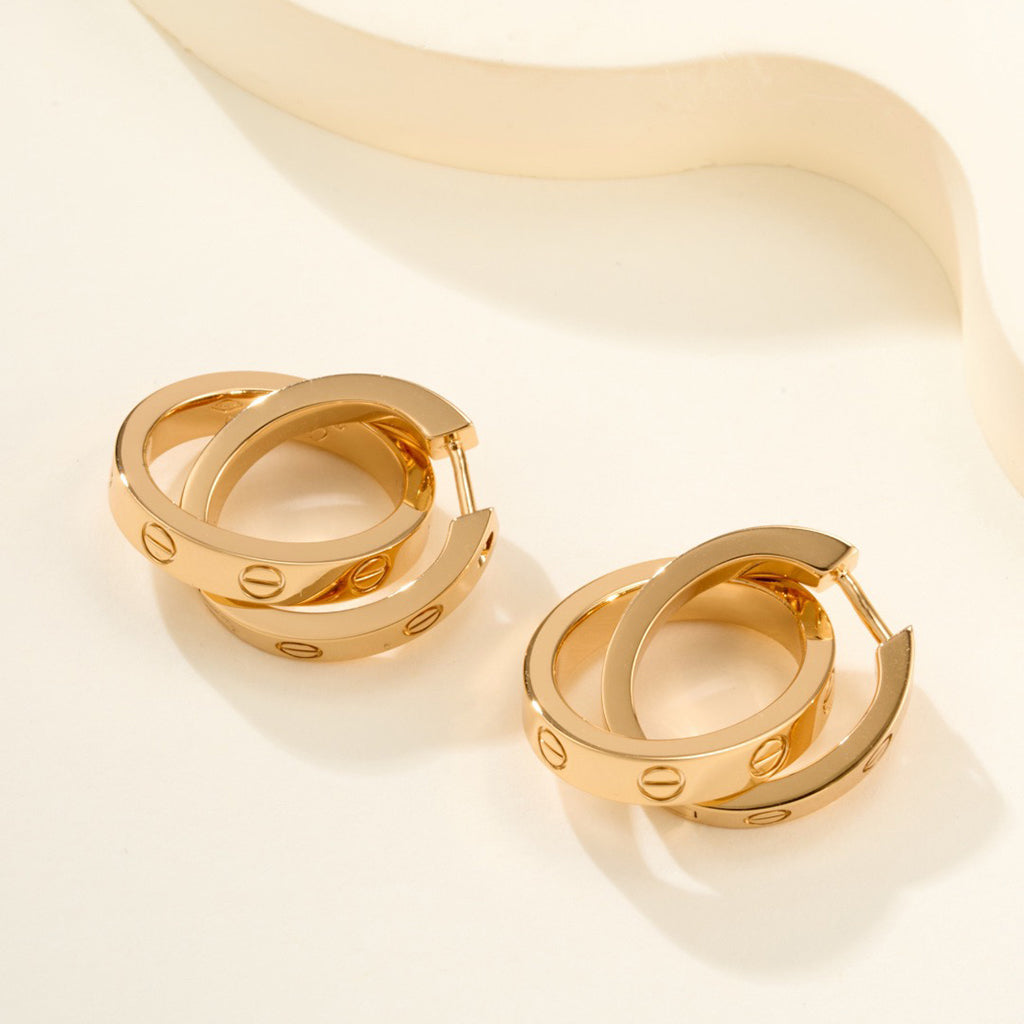 [Resenly Jewelry]LOVE 3.3MM ダングルピアス
