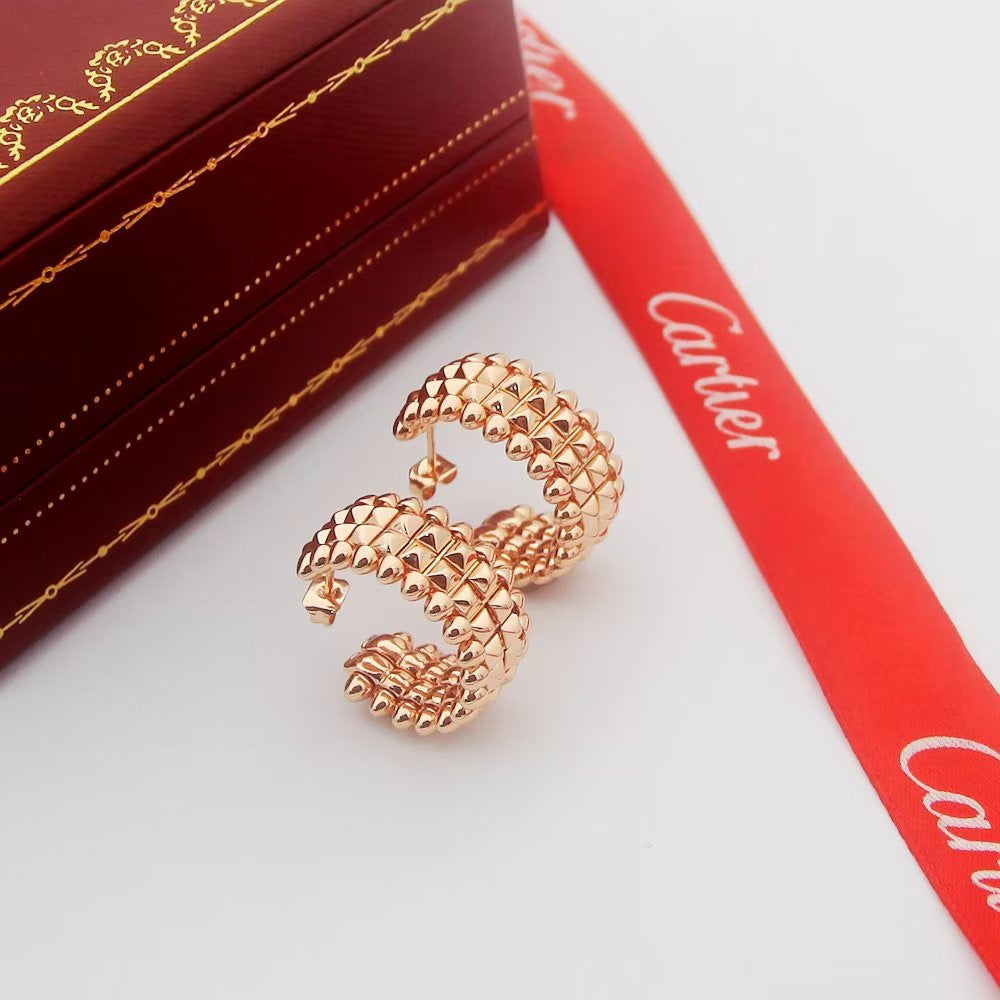 [Resenly Jewelry]CLASH 9.2MM DOUBLE ROW EARRINGS