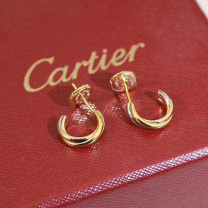 [Resenly Jewelry]TRINITY ON DIAMOND MINI EARRINGS
