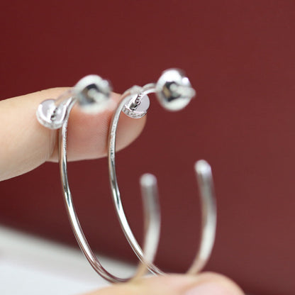 [Resenly Jewelry]JUSTE HALF DIAMOND LARGE EARRINGS