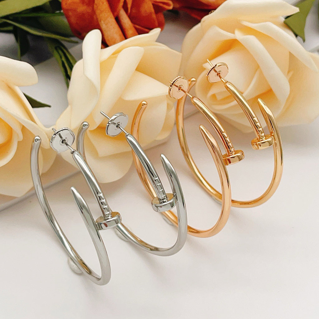 [Resenly Jewelry]JUSTE ノンダイヤモンド ラージピアス