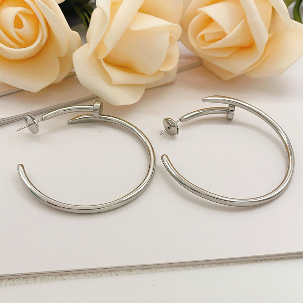 [Resenly Jewelry]JUSTE ノンダイヤモンド ラージピアス
