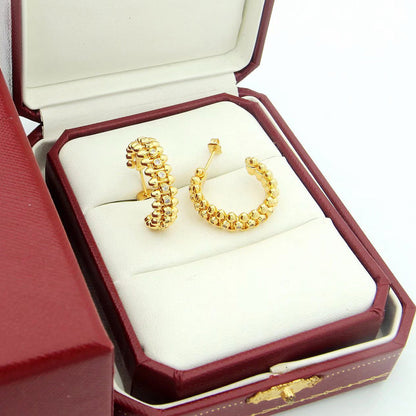 [Resenly Jewelry]CLASH FULL DIAMOND MEDIUM EARRINGS