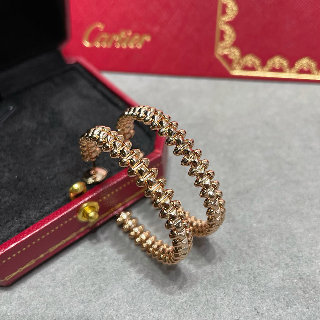 [Resenly Jewelry]CLASH HOOP LARGE EARRINGS
