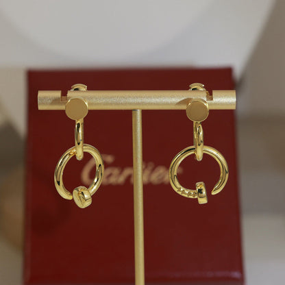 [Resenly Jewelry]JUSTE NO DIAMOND DOUBLE EARRINGS