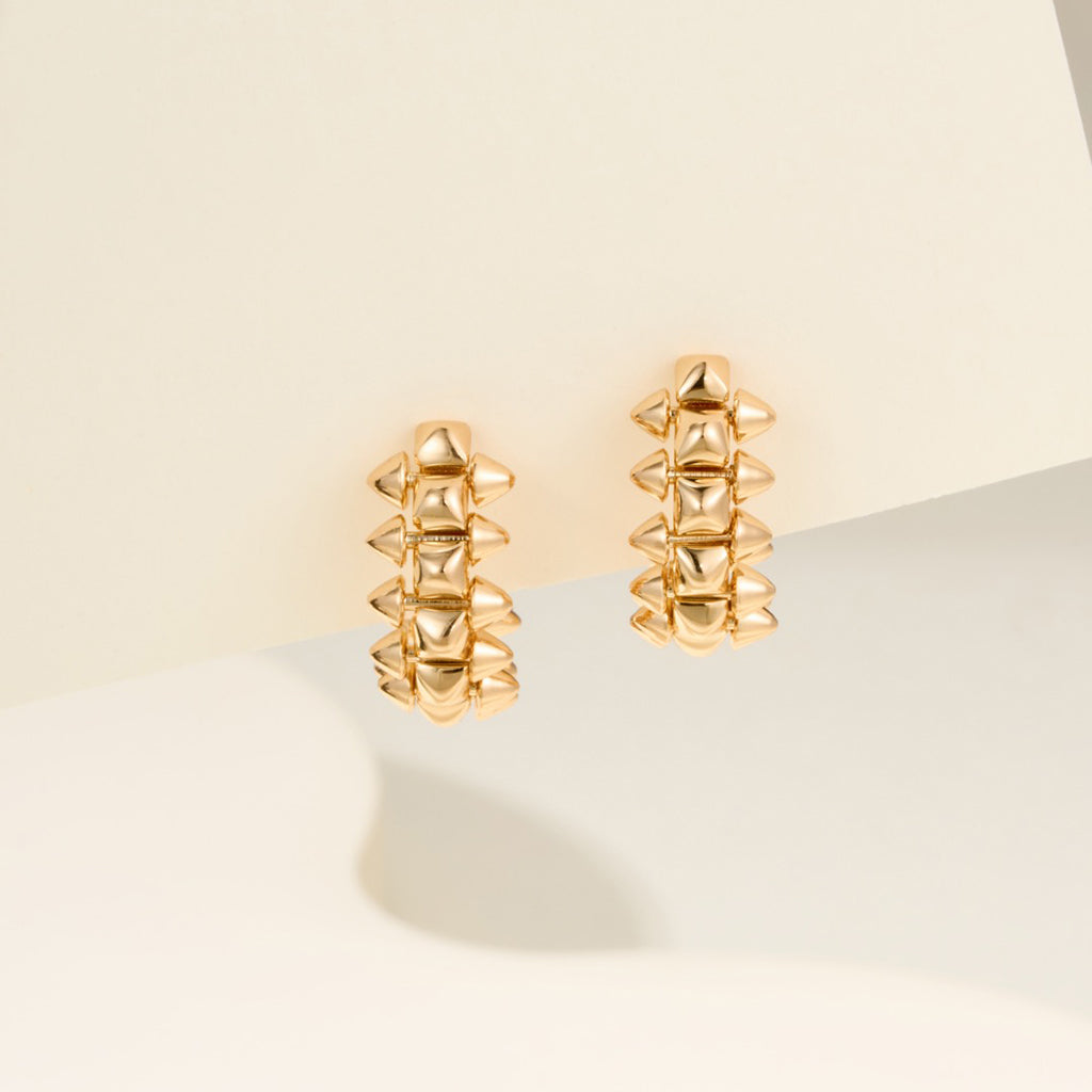 [Resenly Jewelry]CLASH MINI HOOP EARRINGS