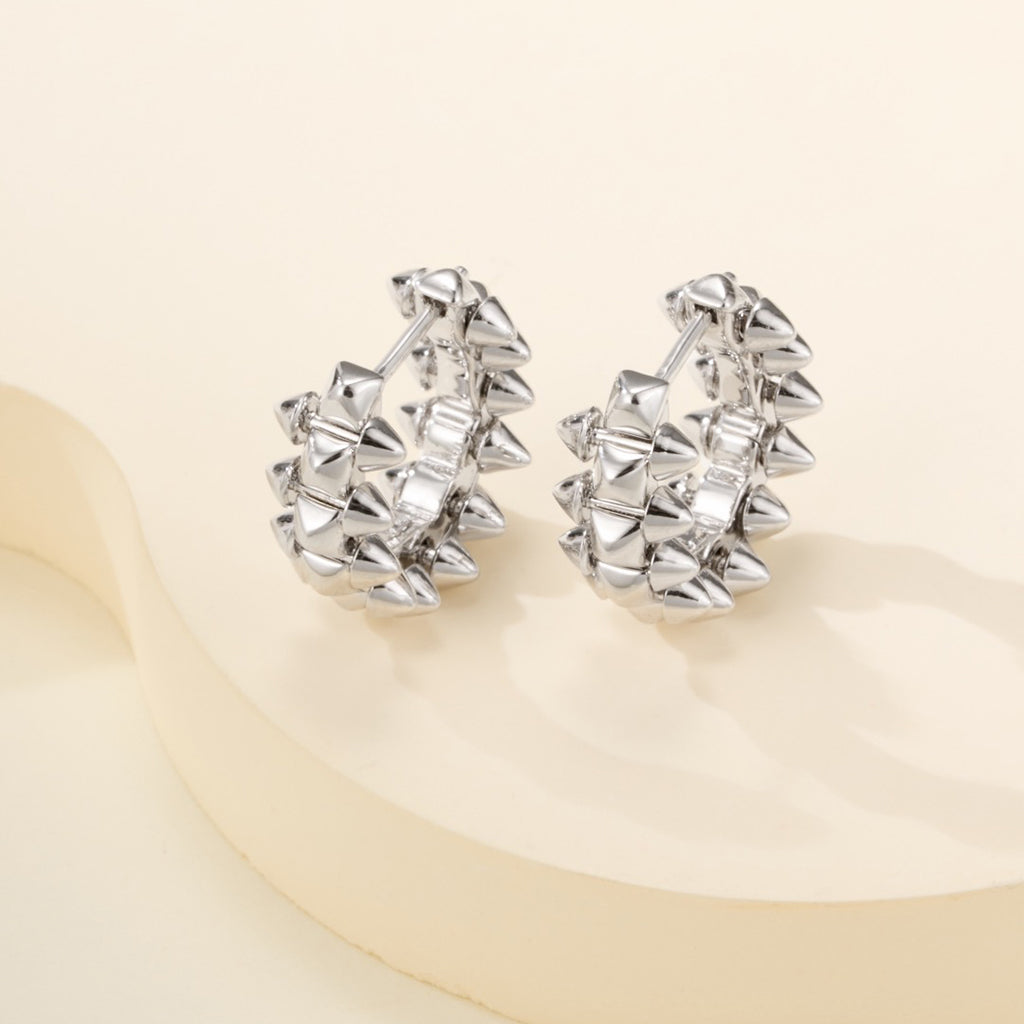 [Resenly Jewelry]CLASH MINI HOOP EARRINGS