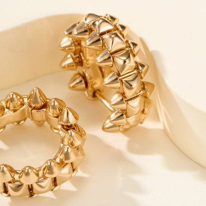 [Resenly Jewelry]CLASH MINI HOOP EARRINGS