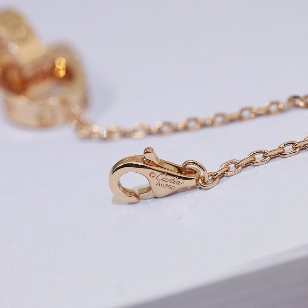 [Resenly Jewelry]LOVE DOUBLE RING NECKLACE