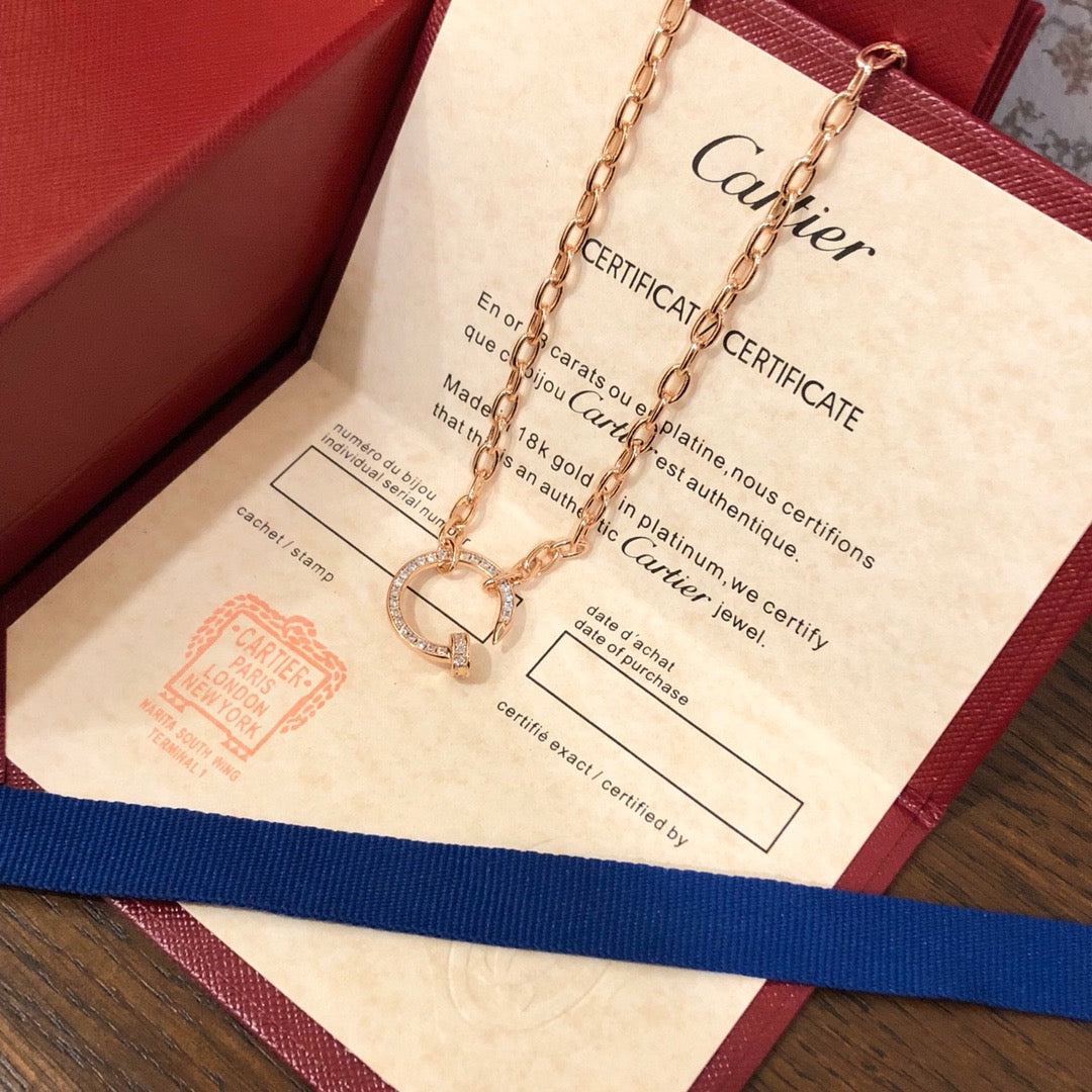 [Resenly Jewelry]JUSTE NECKLACE FULL DIAMONDS