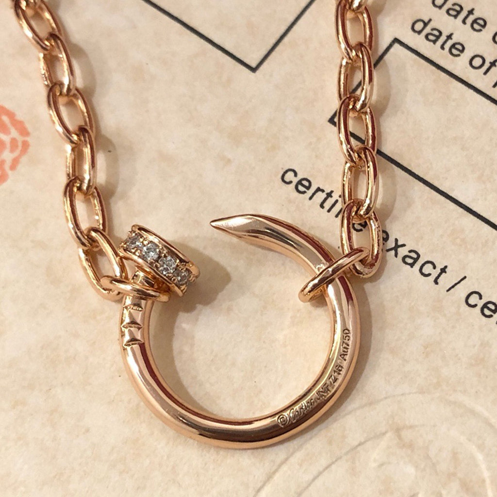 [Resenly Jewelry]JUSTE NECKLACE FULL DIAMONDS