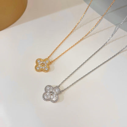 {"[Resenly Jewelry]CLOVER 15MM DIAMOND SINGLE FLOWER NECKLACE": "【Resenly Jewelry】クローバー 15MM ダイヤモンド シングル フラワー ネックレス"}