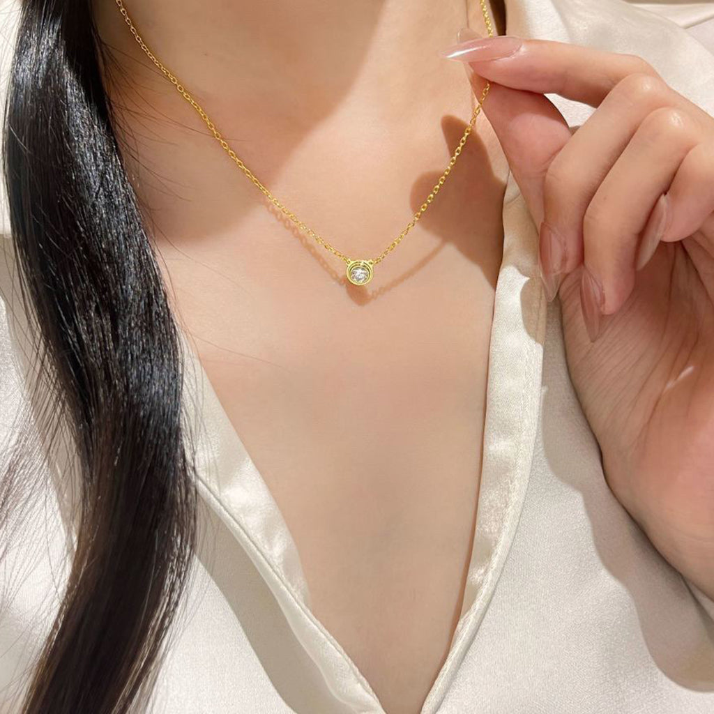 [Resenly Jewelry]DAMOUR DIAMOND NECKLACE