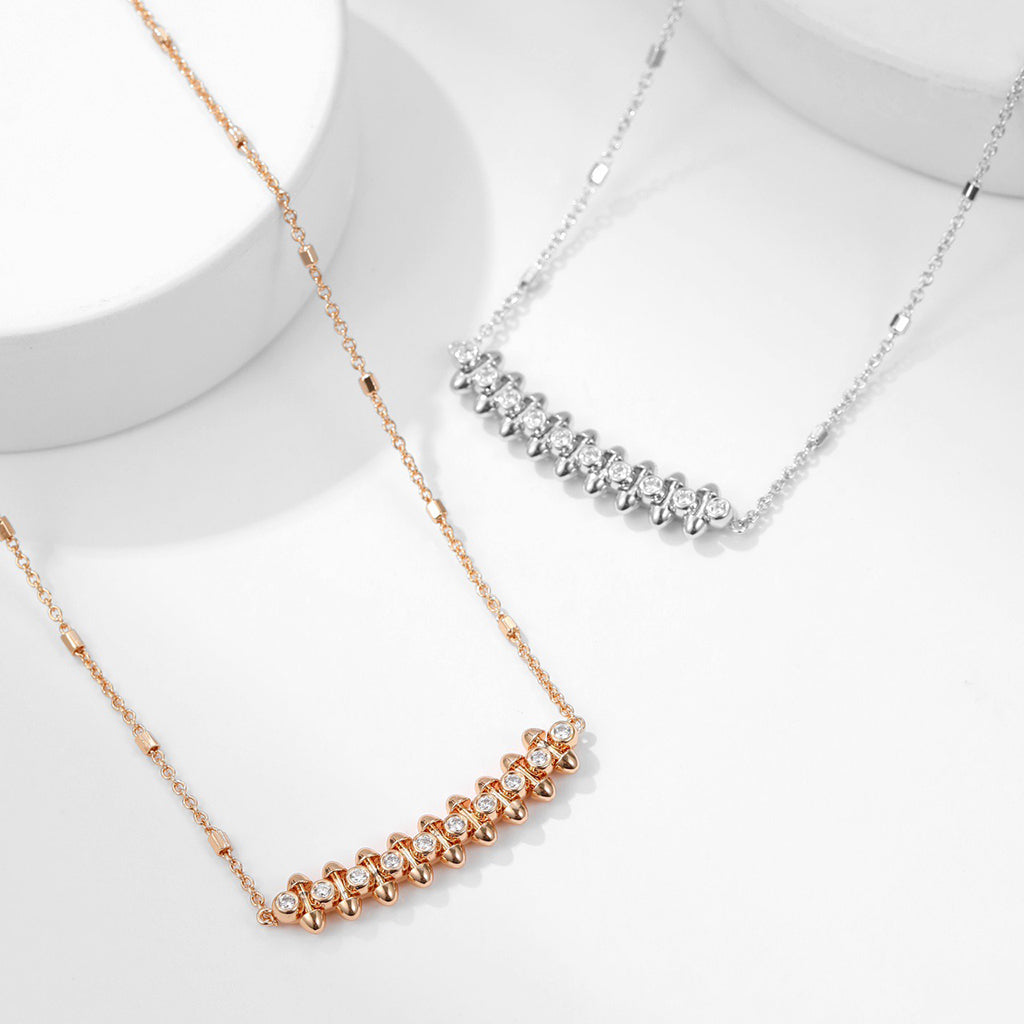 [Resenly Jewelry]CLASH ミディアム ダイヤモンド ネックレス