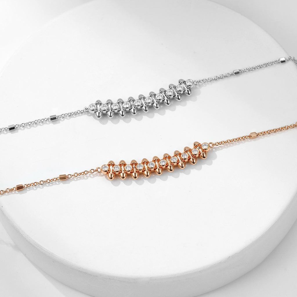 [Resenly Jewelry]CLASH ミディアム ダイヤモンド ネックレス