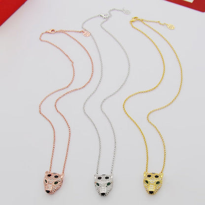 [Resenly Jewelry]PANTHERE FULL DIAMOND NECKLACE
