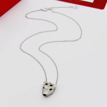 [Resenly Jewelry]PANTHERE FULL DIAMOND NECKLACE