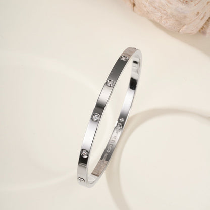 [Resenly Jewelry]LOVE BRACELET 3.65MM 10 DIAMONDS