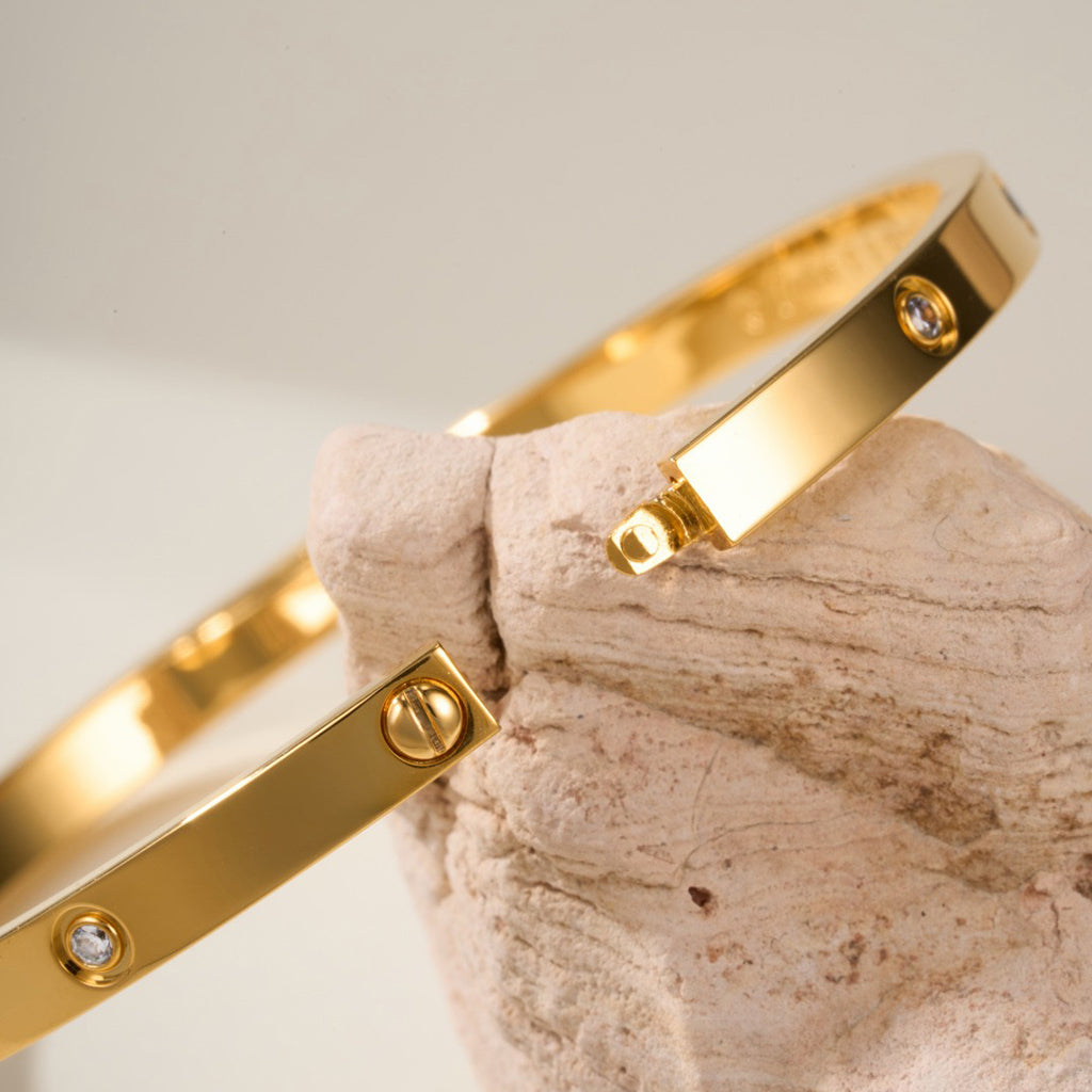 [Resenly Jewelry]LOVE BRACELET 3.65MM 10 DIAMONDS