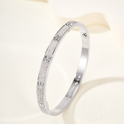 [Resenly Jewelry]LOVE BRACELET 4.8MM DIAMOND-PAVED