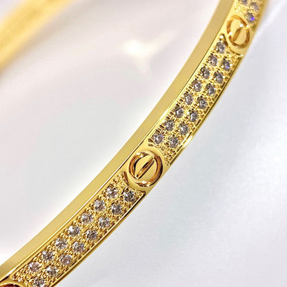 [Resenly Jewelry]LOVE BRACELET 3.65MM DIAMOND-PAVED