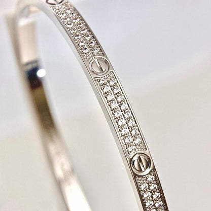 [Resenly Jewelry]LOVE BRACELET 3.65MM DIAMOND-PAVED
