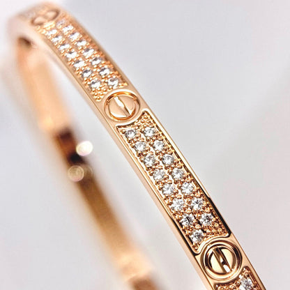 [Resenly Jewelry]LOVE BRACELET 3.65MM DIAMOND-PAVED