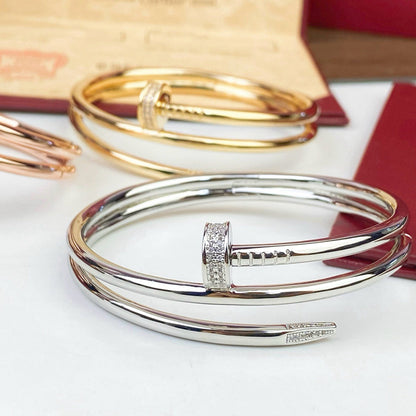 [Resenly Jewelry]JUSTE BRACELET 3.5MM DOUBLE ROW DIAMOND