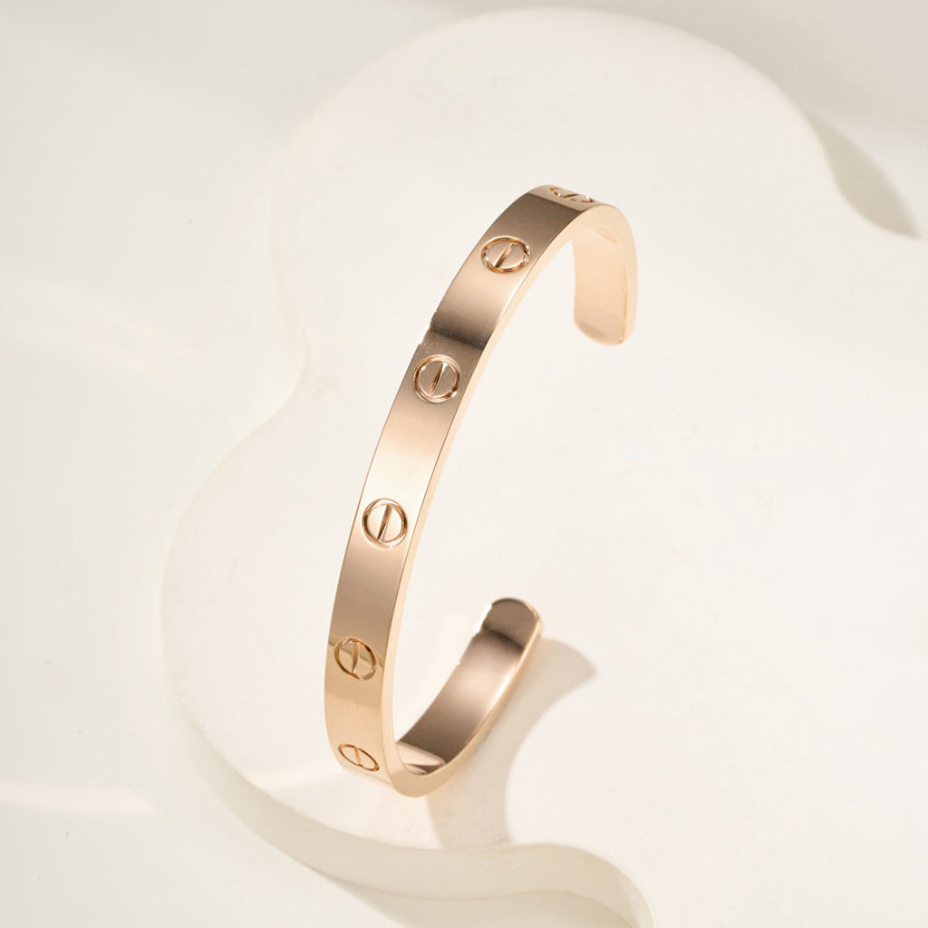 [Resenly Jewelry]LOVE BRACELET 6.1MM OPEN CUFF