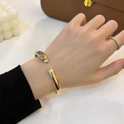 [Resenly Jewelry]PANTHERE OPEN BRACELET