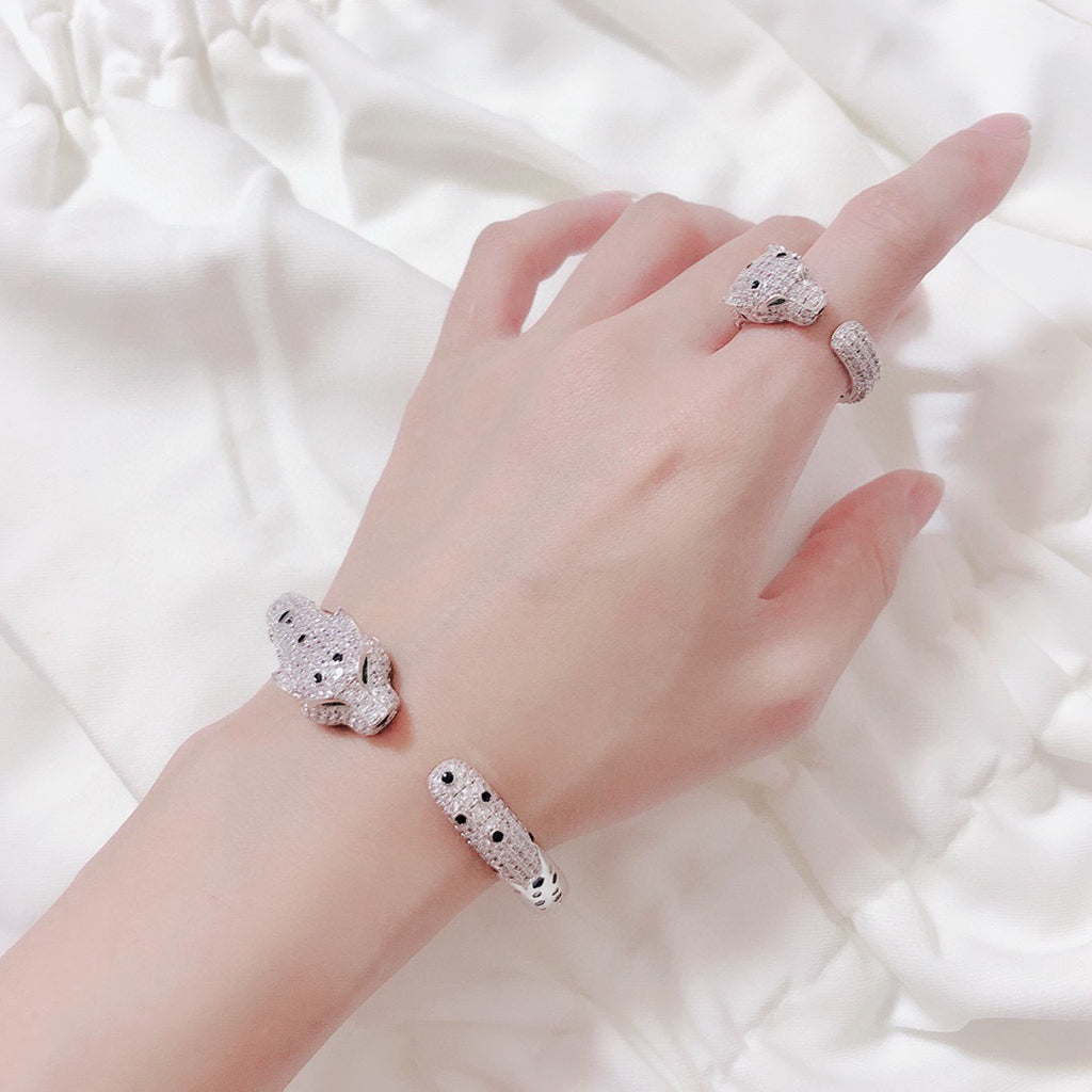 [Resenly Jewelry]PANTHERE BIG BRACELET DIAMONDS