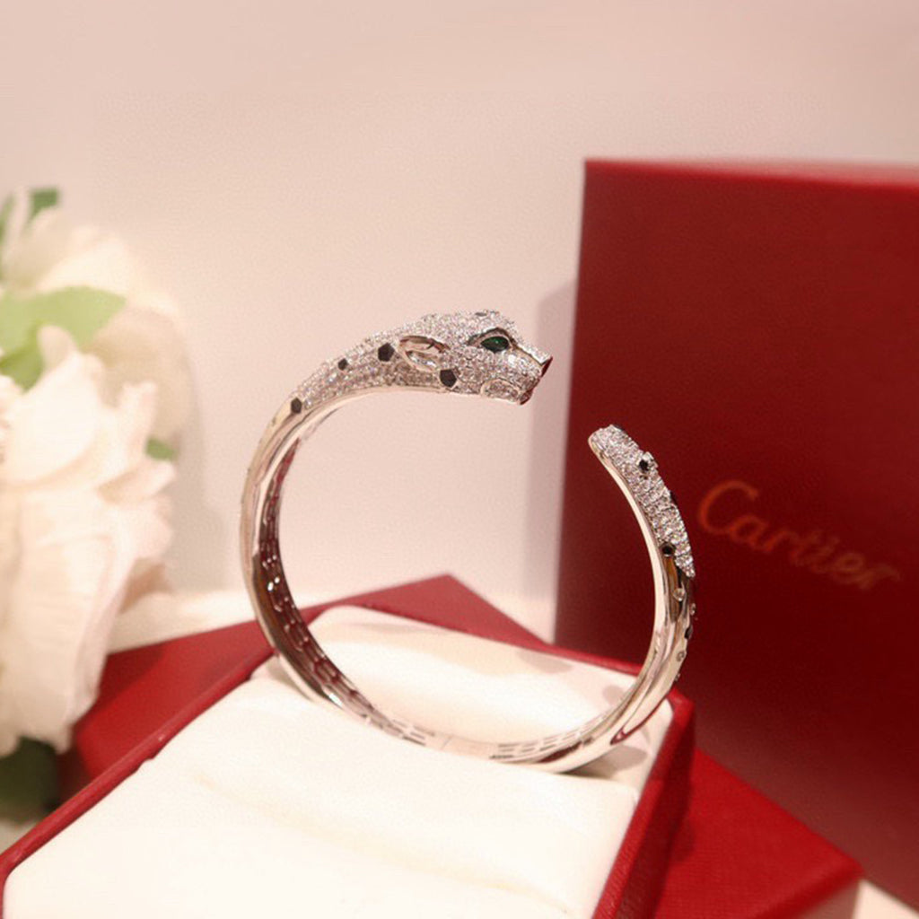 [Resenly Jewelry]PANTHERE BIG BRACELET DIAMONDS