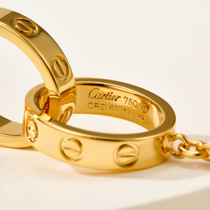 [Resenly Jewelry]LOVE BRACELET DOUBLE RING